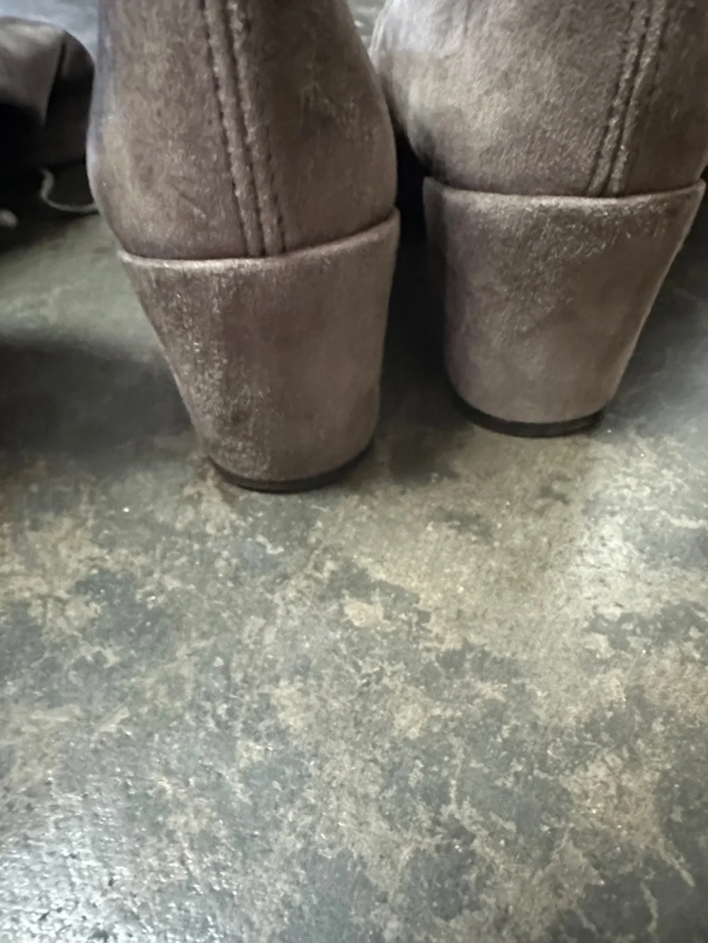 Stuart Weitzman Taupe Suede Over-the-Knee Boots